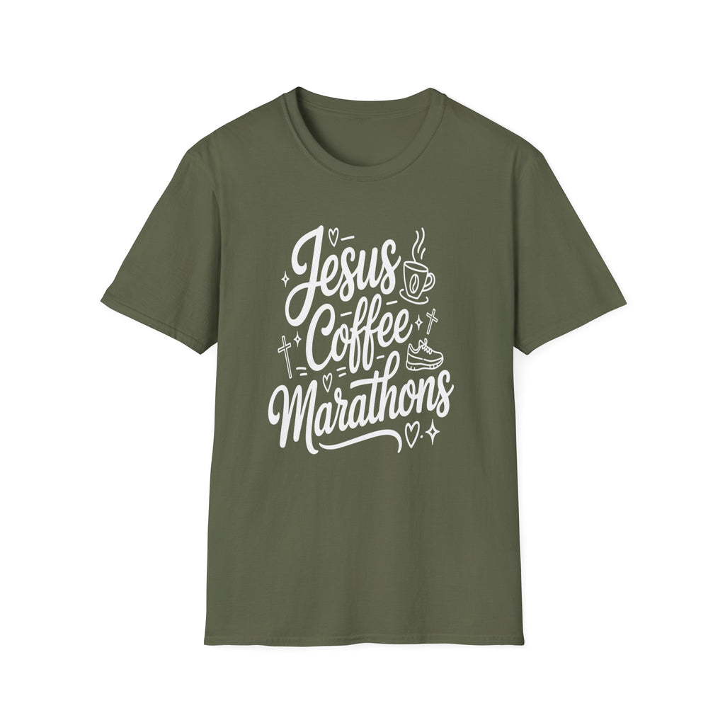Jesus, Coffee and Marathons Tee