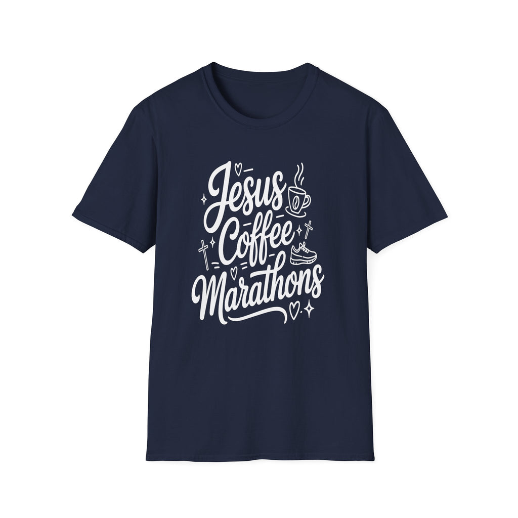 Jesus, Coffee and Marathons Tee