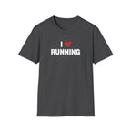 I Love Running Graphic Tee
