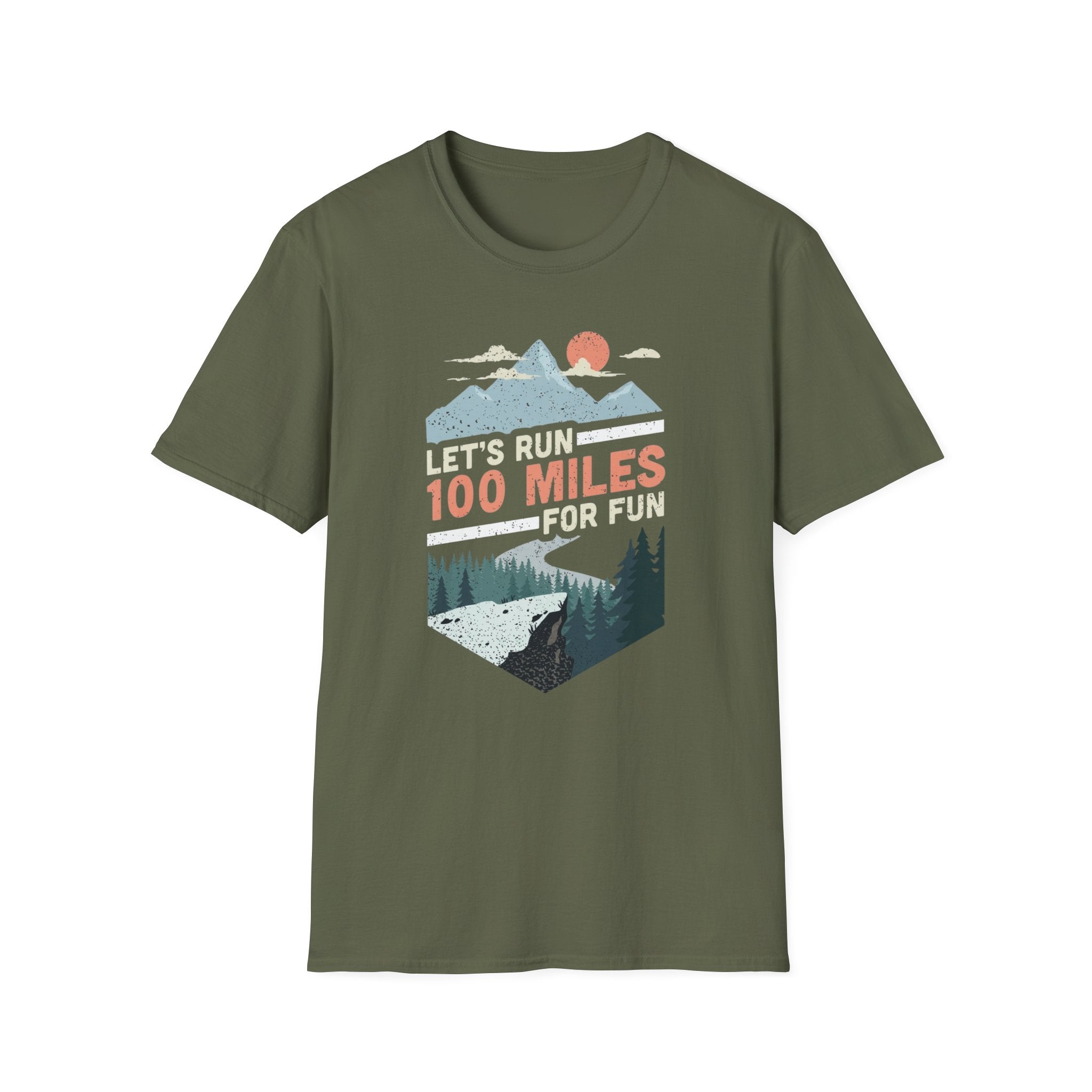 Let's Run 100 Miles Tee