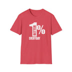 1% Better Motivational Graphic Tee
