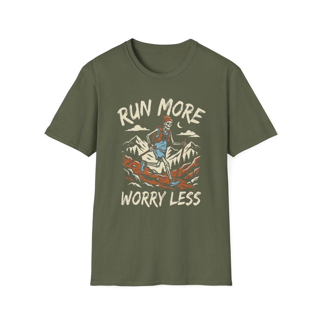 Run More Worry Less Trail Tee