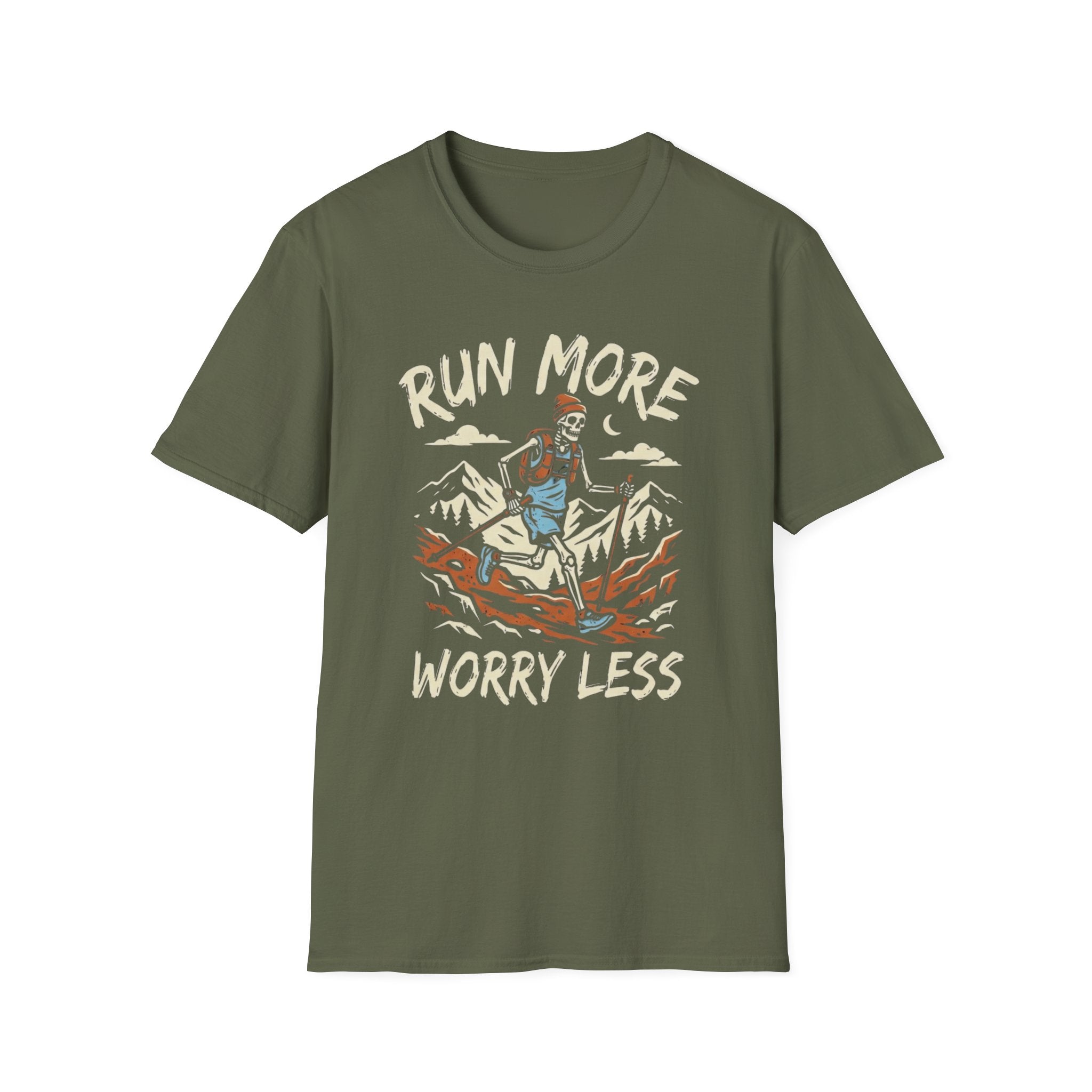 Run More Worry Less Trail Tee