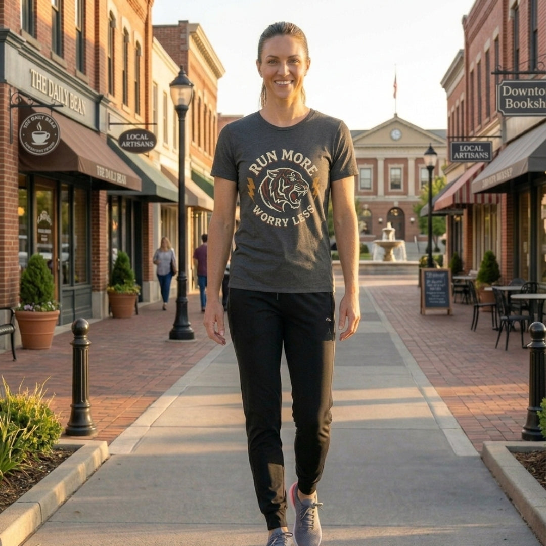 Run More Worry Less T-Shirt